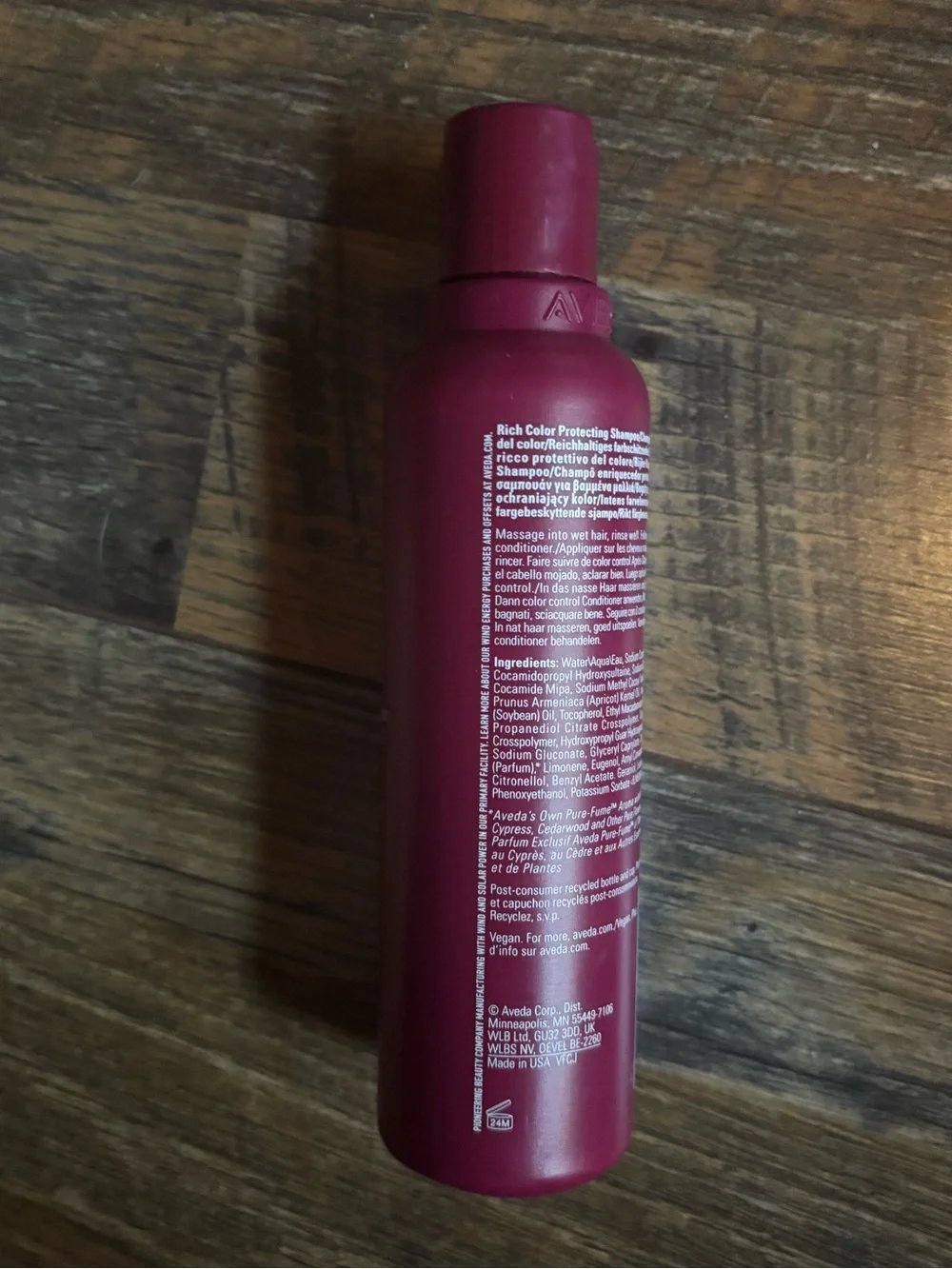 Aveda color control shampoo rich 6.7 Fl Oz-new